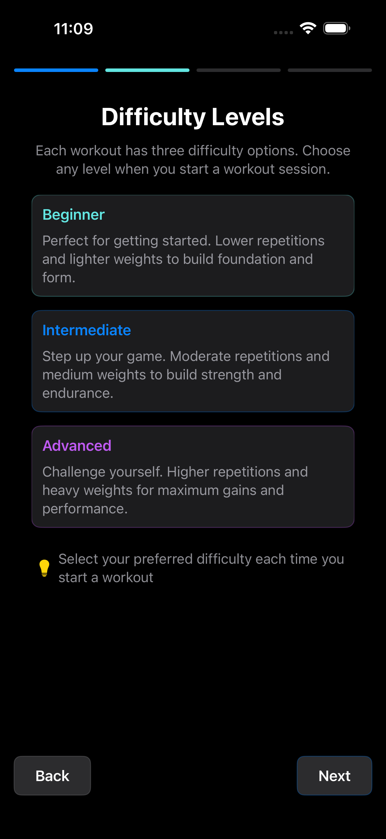 Workout Browser